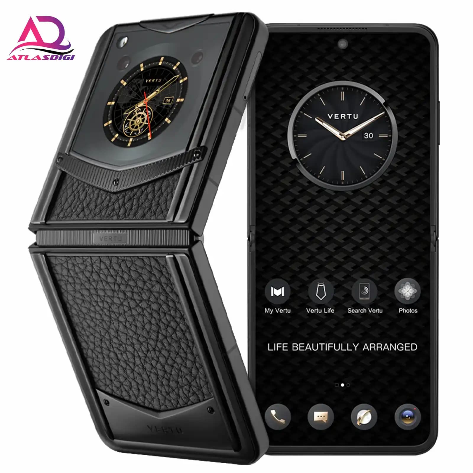 گوشی موبایل ورتو مدلVERTU VERONA JADE BLACK CALFSKIN 12GB+512GB