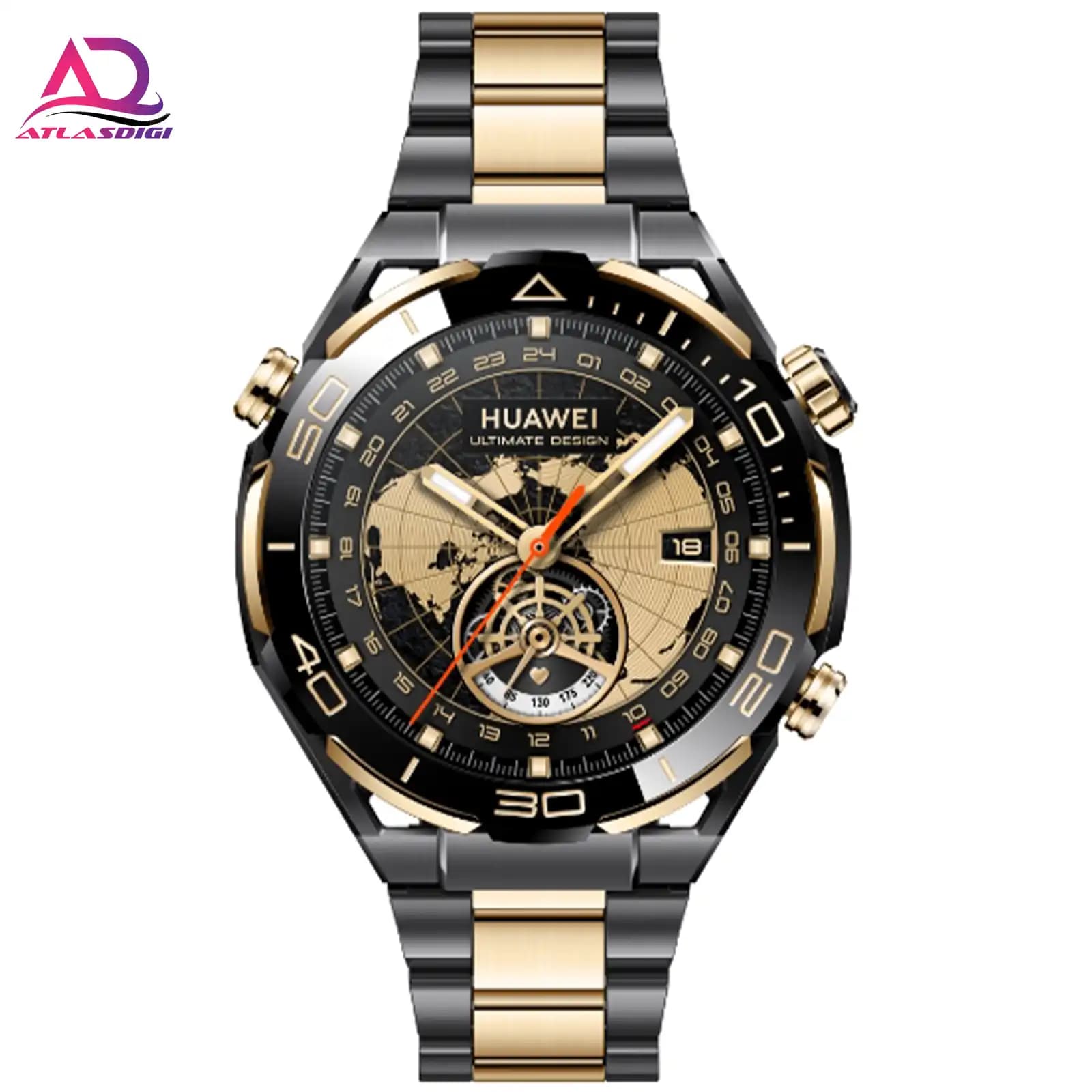ساعت هوشمند هواوی مدل Huawei Watch Ulimae Design GOLD Edition