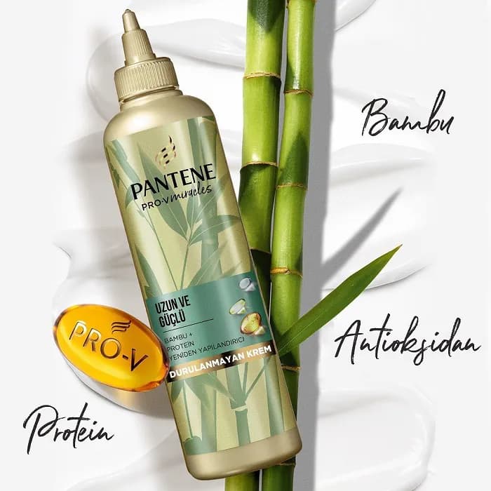 کرم مو پنتن بامبو برای موهای بلند حاوی پروتئین حجم 270 میلی — تصویر ۳