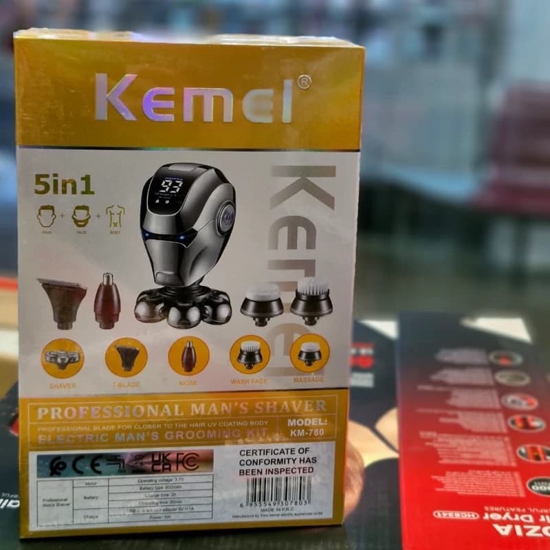 ست ماشین اصلاح و شیور همه کاره کیمی مدل KM-780 — تصویر ۵