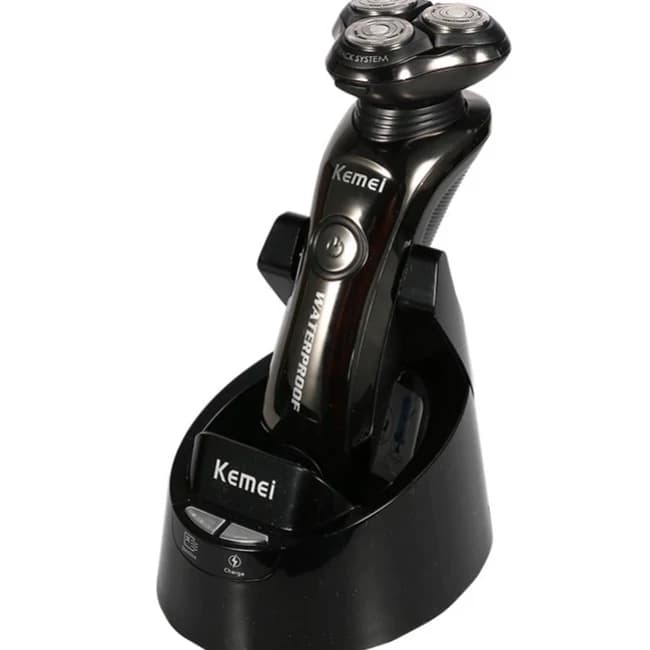 ماشین اصلاح 3تیغه و ریش تراش با قابلیت استریل کیمی مدل KM-1716 — تصویر ۱۱