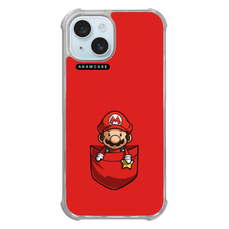 کاور آکام مدل AMC-WTA15-SUPER MARIO3 مناسب برای گوشی موبایل اپل iPhone 15
