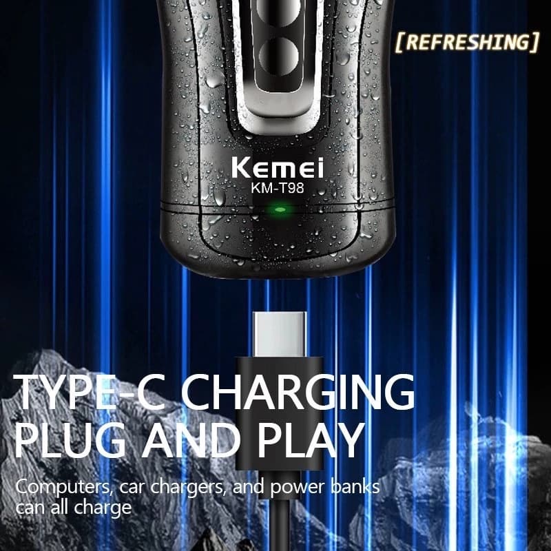 شیور و ماشین اصلاح صفرزن کیمی مدل KM-T98 — تصویر ۷