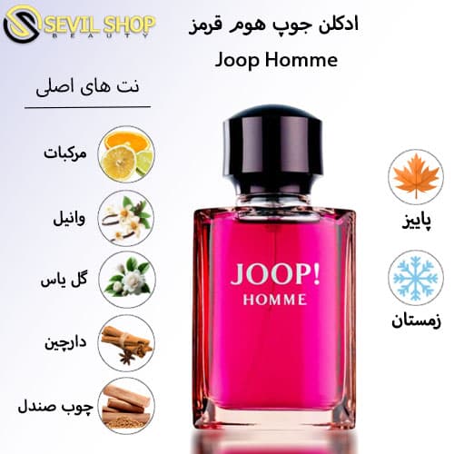 ادکلن جوپ قرمز مردانه (جوپ هوم) Joop! Homme — تصویر ۹