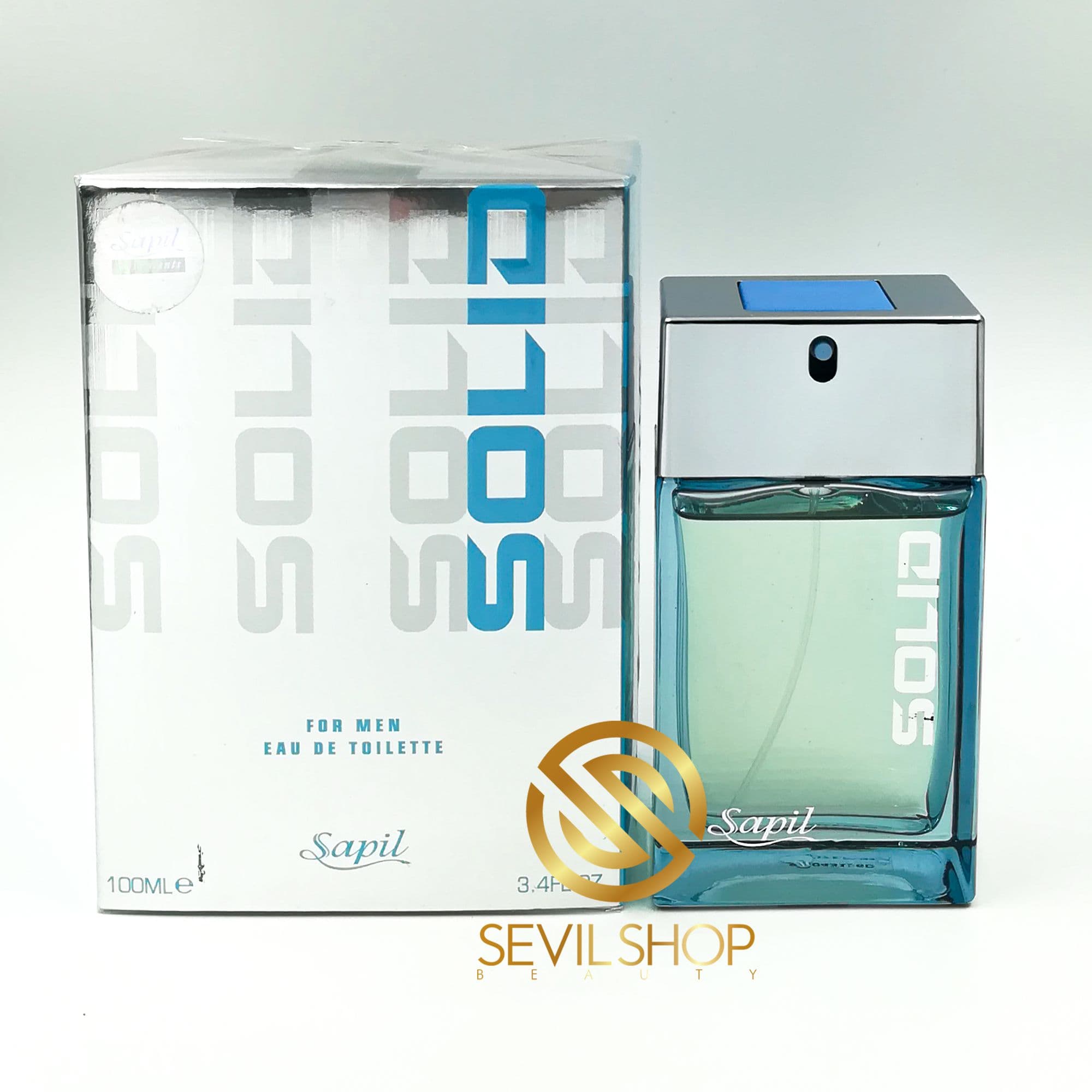 ادکلن سولید آبی مردانه ساپیل Solid Sapil for men — تصویر ۲