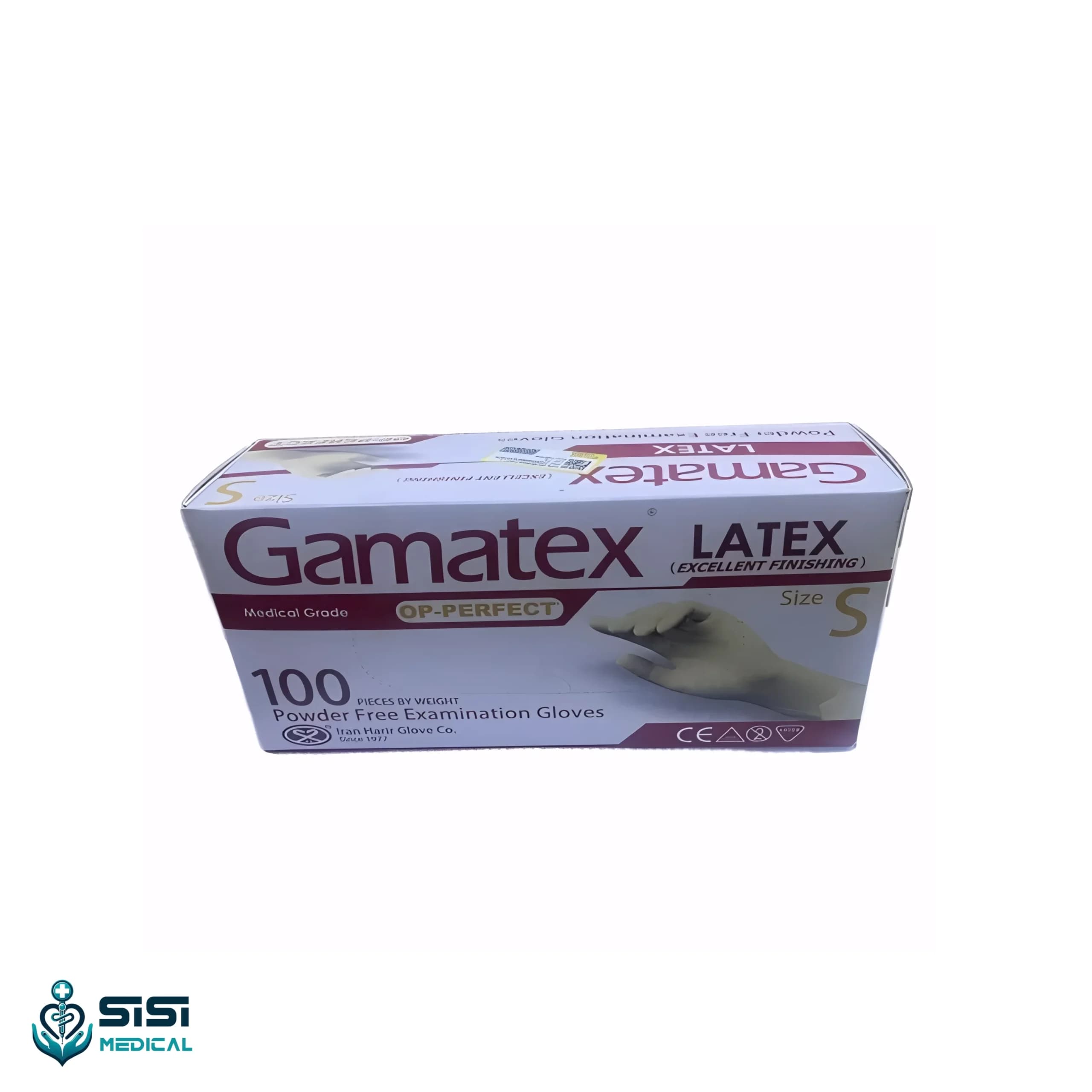 دستکش لاتکس گاماتکس سایز اسمال — تصویر ۱۱
