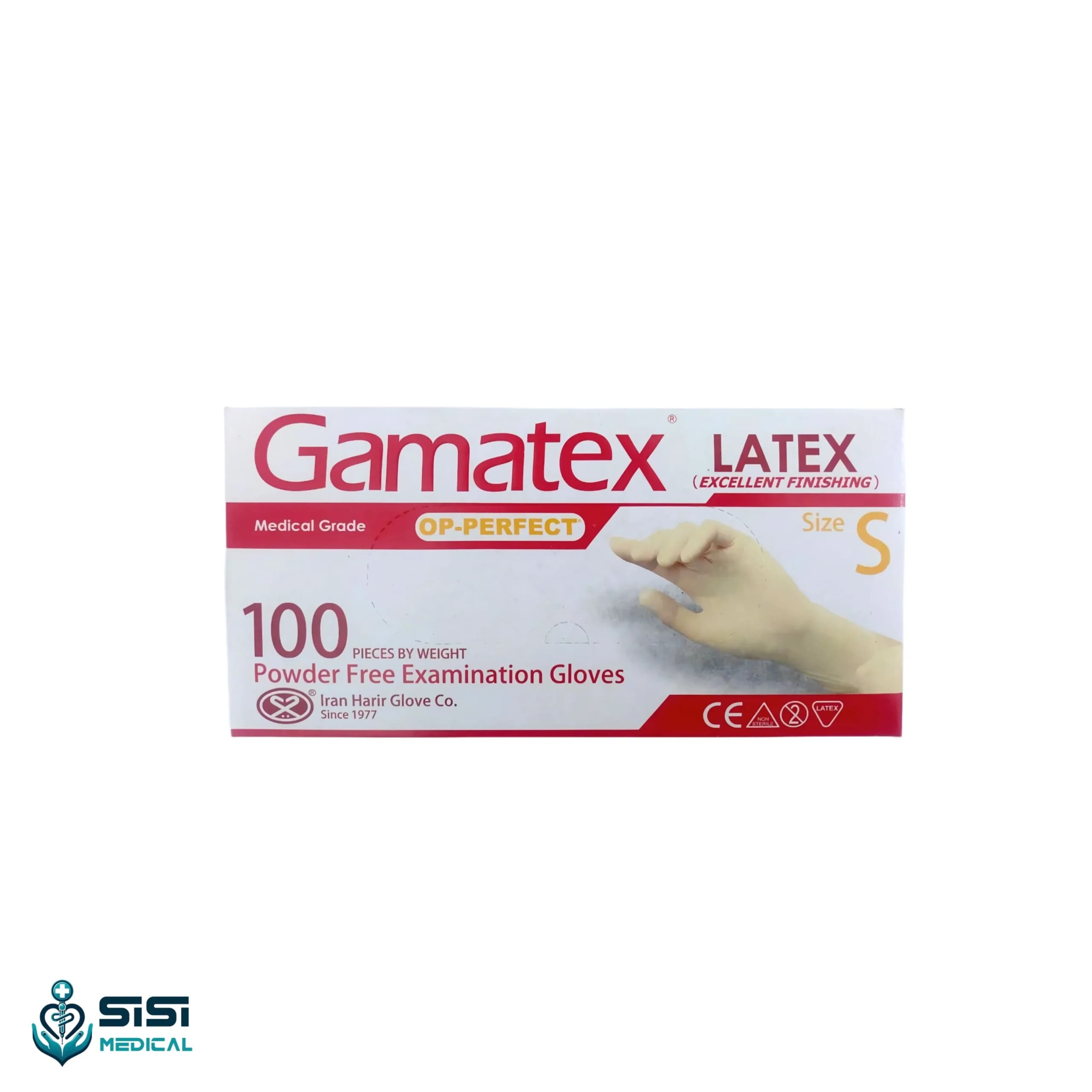 دستکش لاتکس گاماتکس سایز اسمال