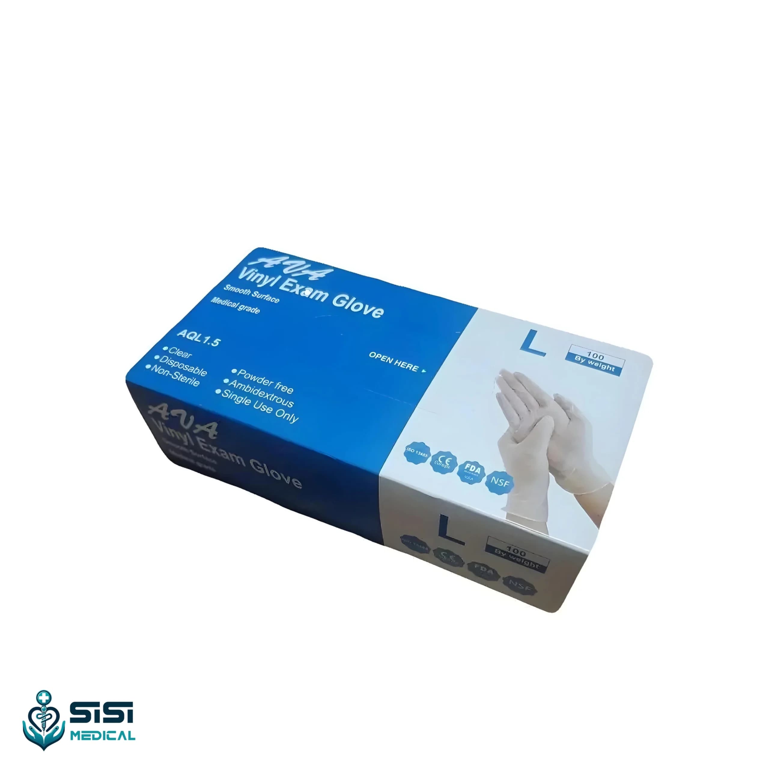 دستکش وینیل AVA سایز لارج — تصویر ۸
