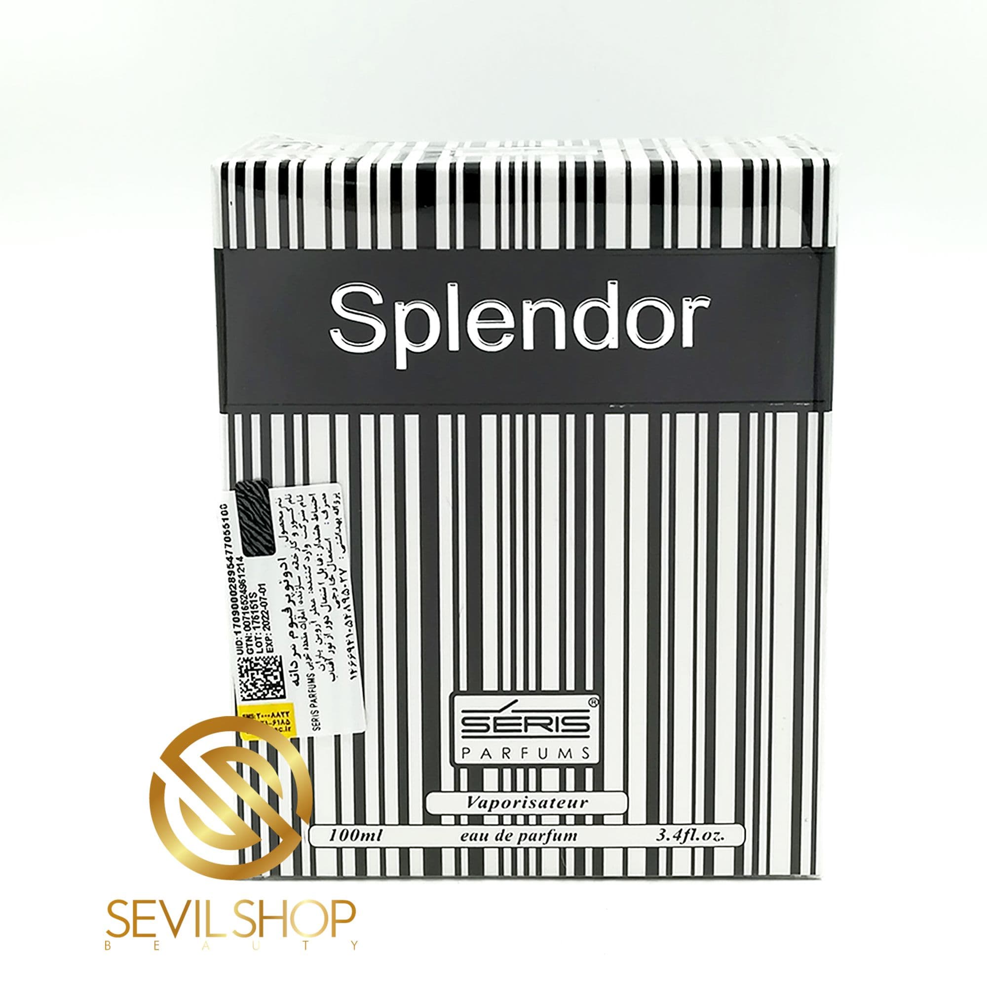 ادکلن سریس اسپلندور بلک (مشکی) Seris Splendor
