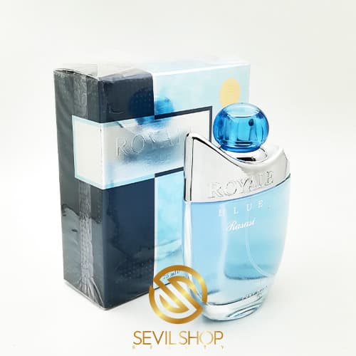 ادکلن رویال آبی (رویال بلو) مردانه 75 میل رصاصی Rasasi Royale Blue — تصویر ۷