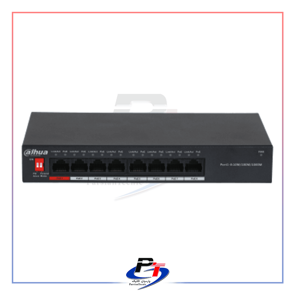 سوئیچ داهوا Dahua DH-PFS3008-8ET-60