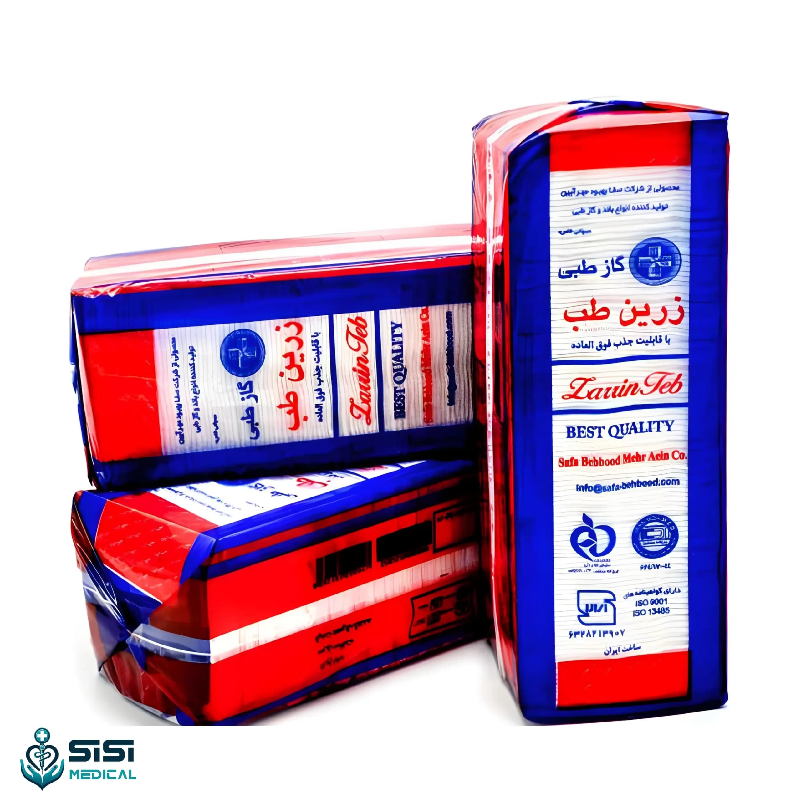 گاز غیر استریل زرین طب — تصویر ۴