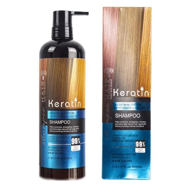 شامپو کراتین HAIR نوتریشن بدون سولفات و صاف کننده حجم 900 میلی — تصویر ۲