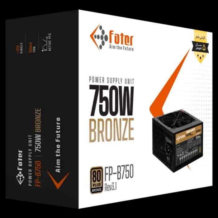 پاور کامپیوتر فاطر مدل Fater FP-B750 — تصویر ۴