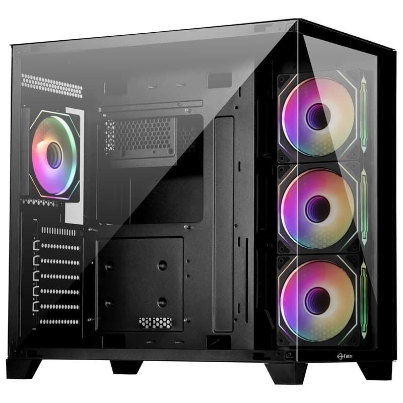 کیس کامپیوتر فاطر مدل FG-880B Mid Tower مشکی — تصویر ۶