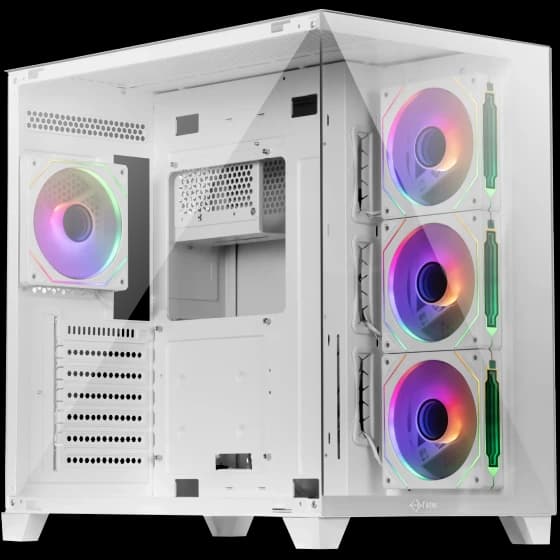 کیس کامپیوتر فاطر مدل FG-880W Mid Tower سفید — تصویر ۶