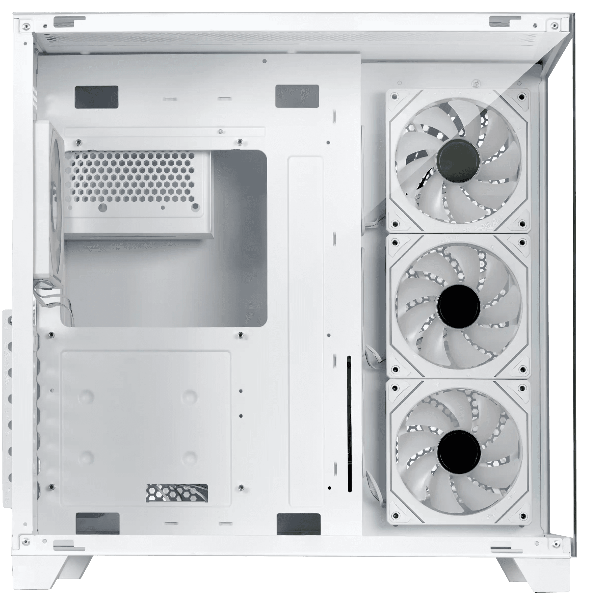 کیس کامپیوتر فاطر مدل FG-880W Mid Tower سفید — تصویر ۸