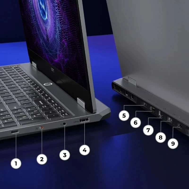 لپ تاپ لنوو LOQ | 12GB RAM | 512GB SSD | i5 12450HX | VGA RTX2050 — تصویر ۵