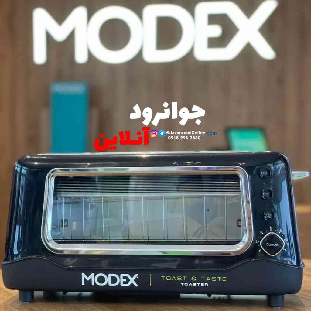 توستر نان مودکس مشکی Modex TS5500 — تصویر ۲