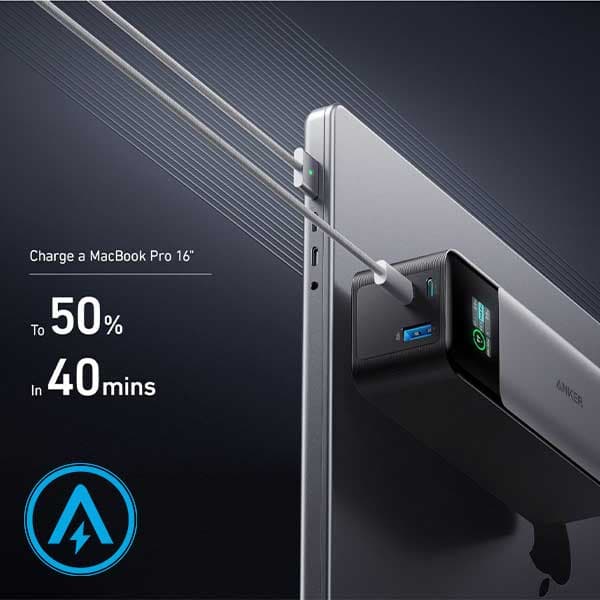 پاور بانک 140 وات انکر ظرفیت 24000 میلی آمپر مدل Anker A1289 — تصویر ۵