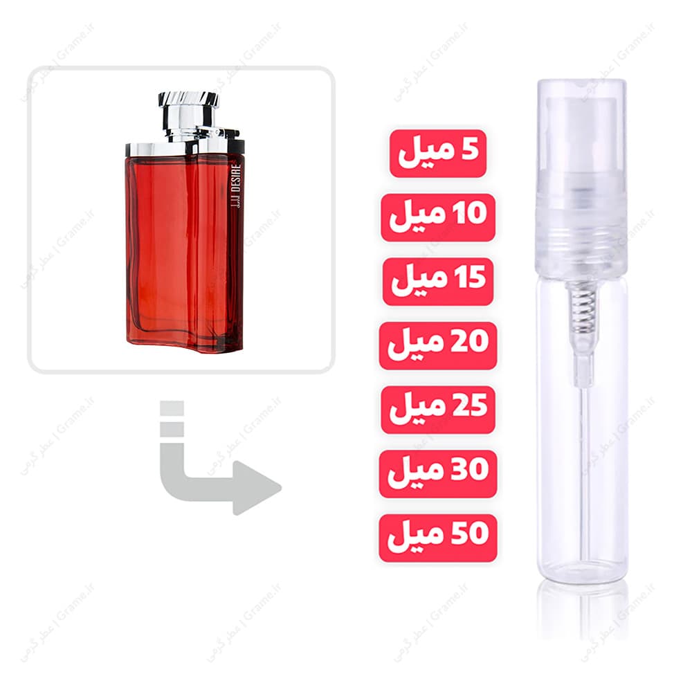 عطر گرمی دانهیل قرمز مردانه | Dunhill Desire Red