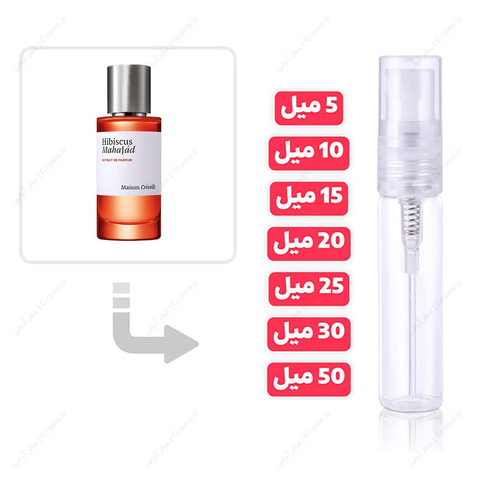 عطر گرمی هبیسکاس مهاجد زنانه مردانه | Maison Crivelli Hibiscus Mahajad