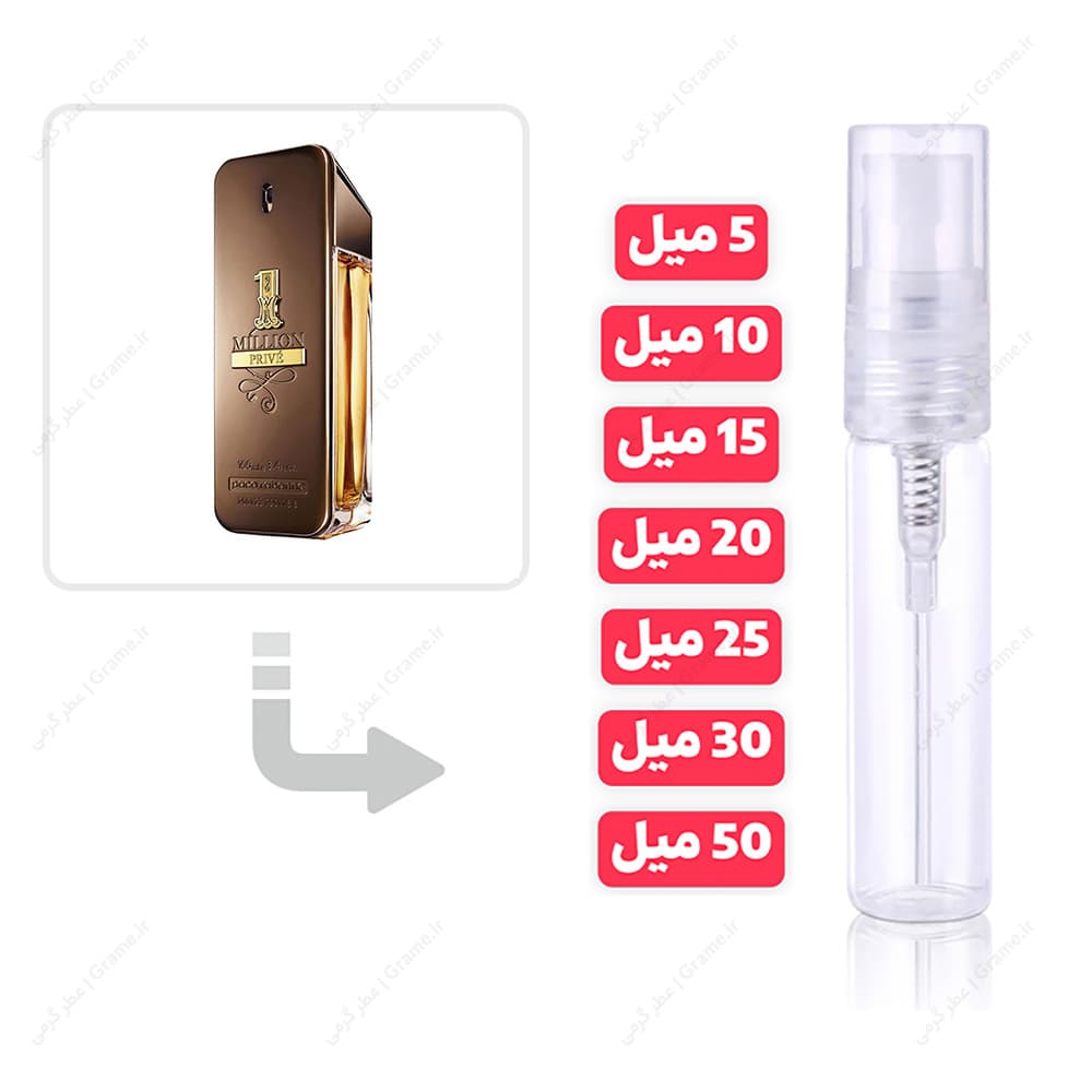 عطر گرمی پاکو رابان وان میلیون پرایو مردانه | One Million Prive — تصویر ۴