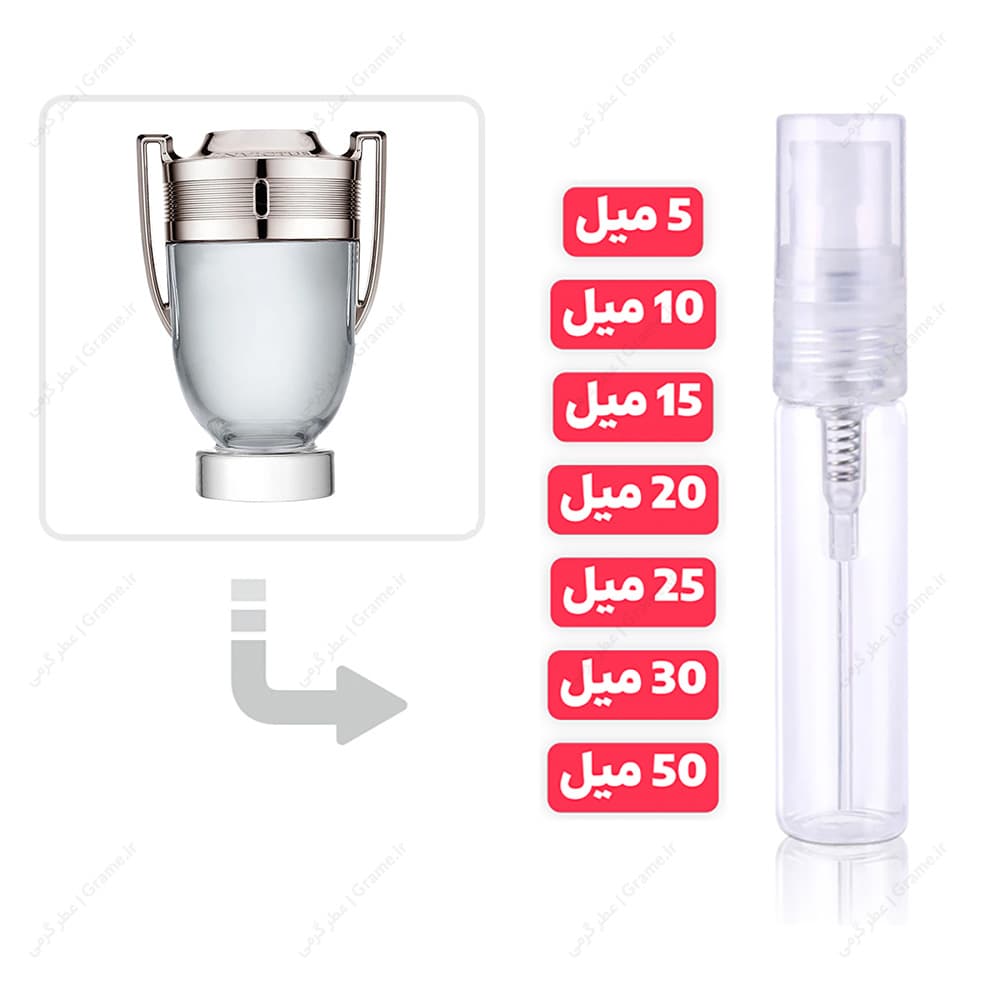 عطر گرمی اینوکتوس پاکو رابان مردانه | Paco Rabanne Invictus — تصویر ۴