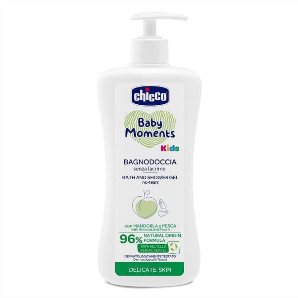 شامپو بدن حاوی بادام شیرین و هلو ارگانیک کیدز چیكو Chicco — تصویر ۳