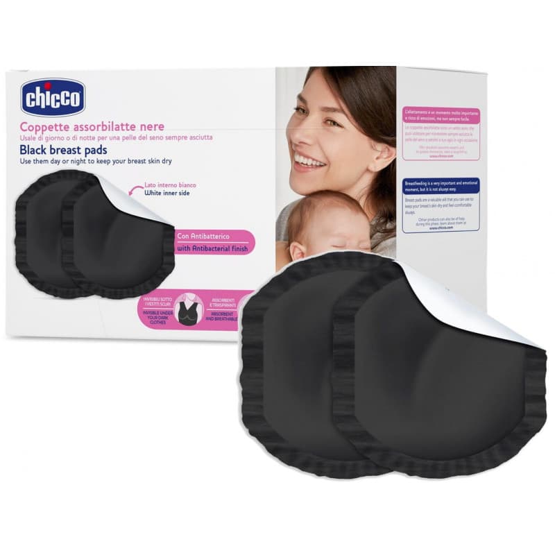 پد سینه مشکی آنتی باکتریال 60 عددی چیکو Chicco — تصویر ۶