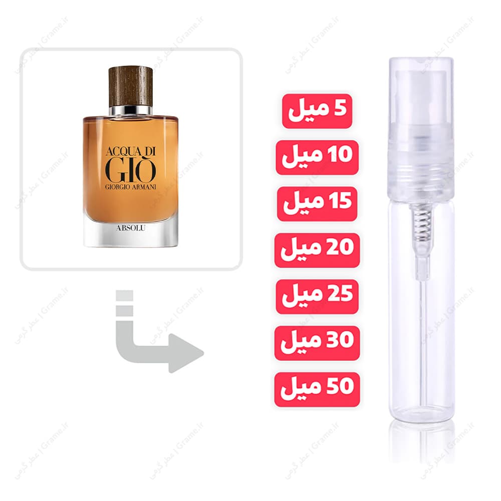 عطر گرمی آکوا دی جیو ابسولو | Acqua Di Gio Absolu — تصویر ۴