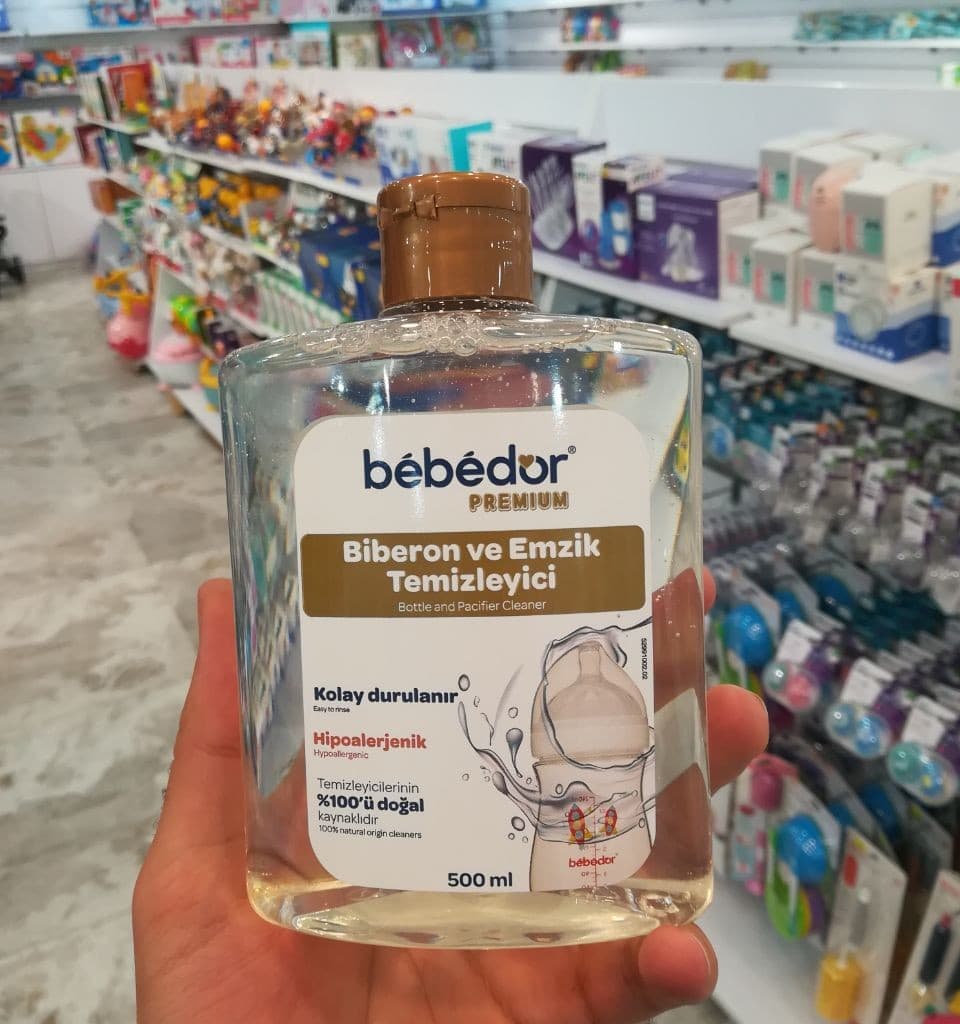 مایع شستشو و استریل شیشه شیر و پستانک ب ب دور bebedor