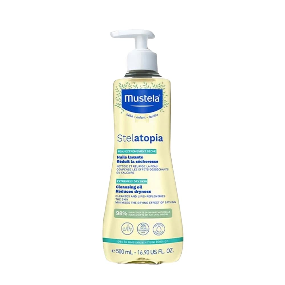 روغن نرم کننده و پاک کننده پوست نوزاد مدل استلاتوپیا موستلا MUSTELA — تصویر ۲