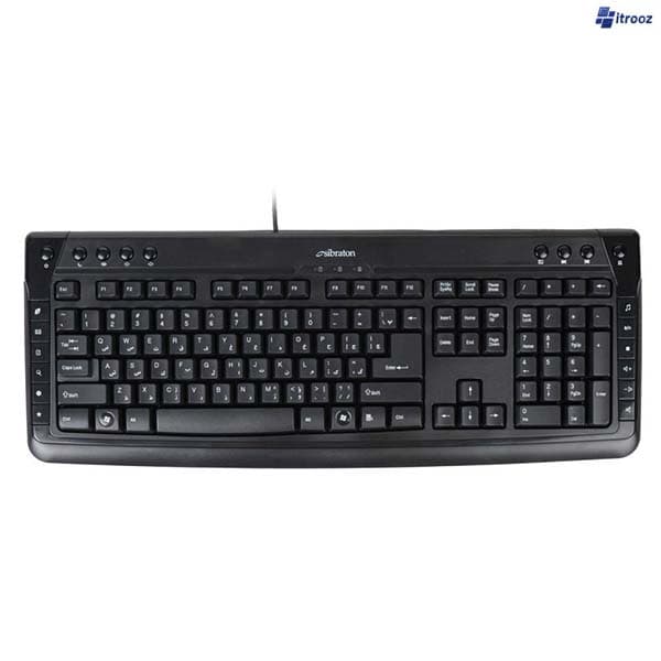 کیبرد سیم دار سیبراتون SKB585