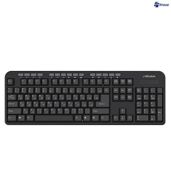 کیبورد بی سیم سیبراتون SKB566W — تصویر ۲