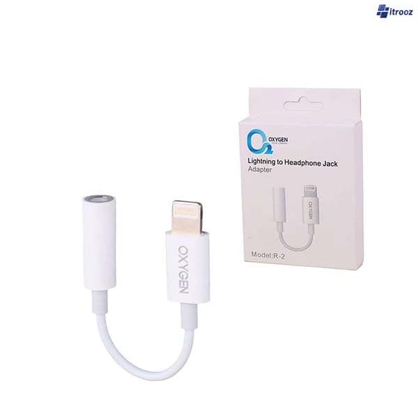 کابل تبدیل aux به آیفون مدل Oxygen R-2
