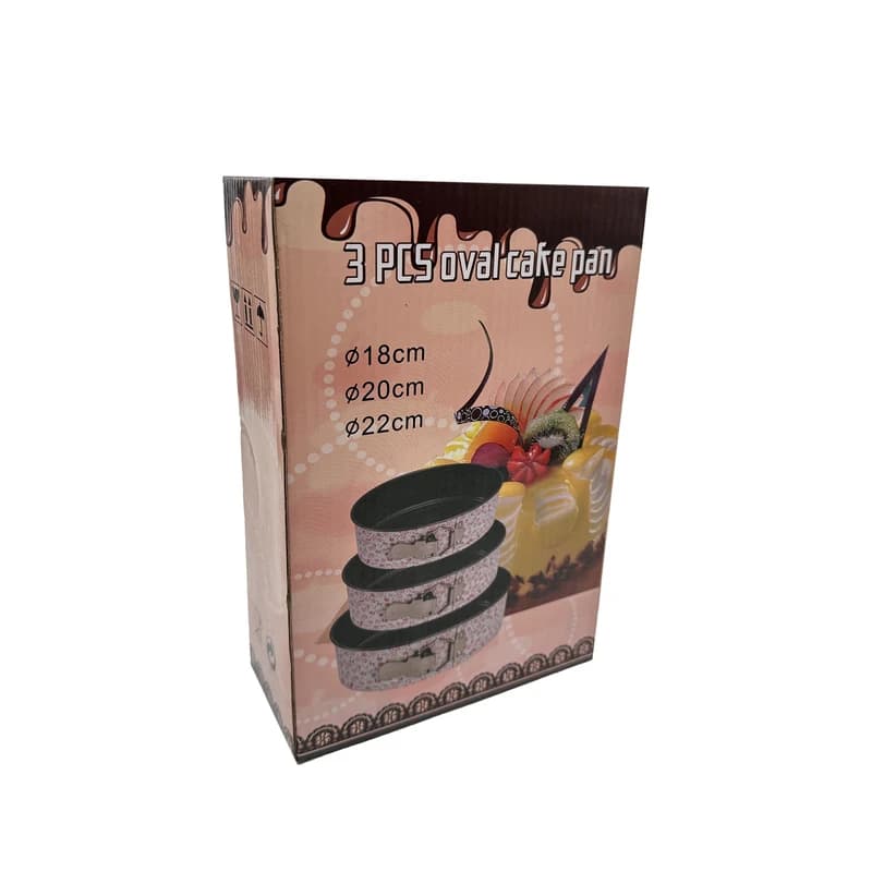 قالب کیک مدل بیضی 1614 بسته 3 عددی — تصویر ۹