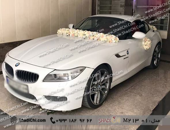گل آرایی ماشین عروس جدید