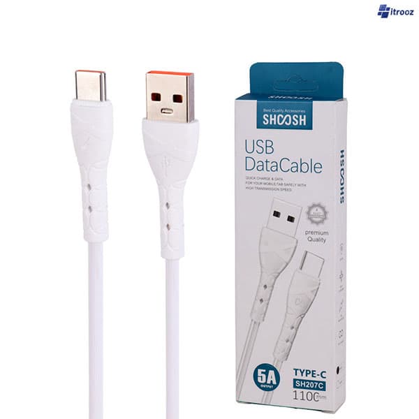 کابل شارژ تایپ سی shoosh sh207c