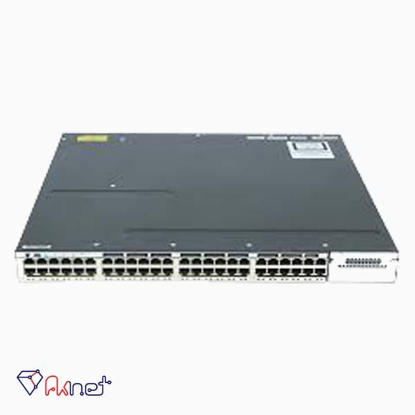 سوئیچ گیگابایت 48 پورت فول poe سیسکو Cisco WS-C3750X-48PF-S-Core Switch