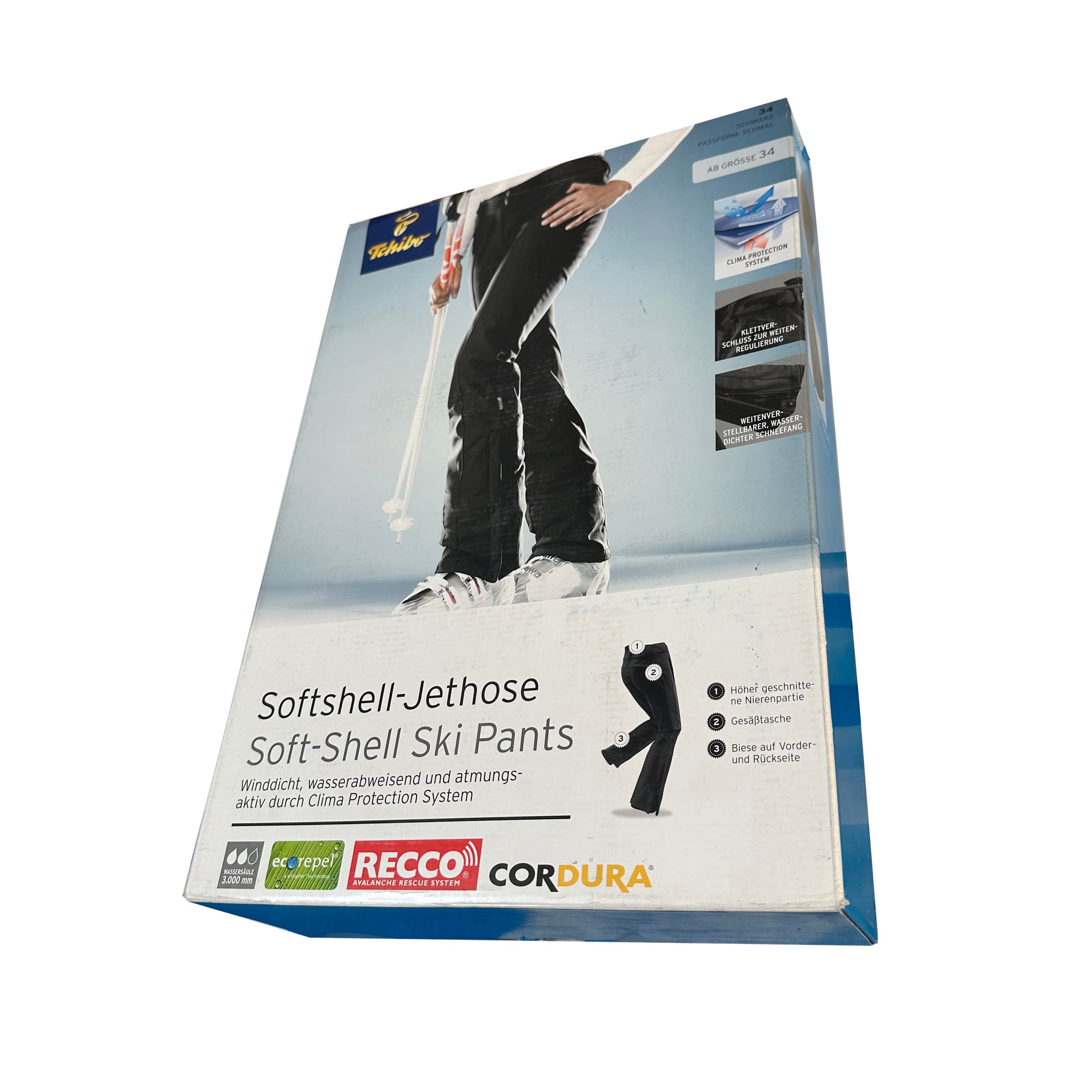 شلوار اسکی چیبو مشکی آلمانی کد 296298 — تصویر ۹