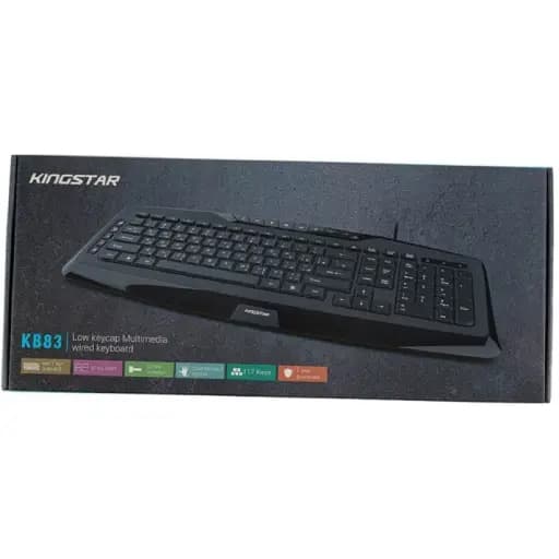 کیبرد سیم دار کینگ استار مدل kingstar kb83 — تصویر ۴