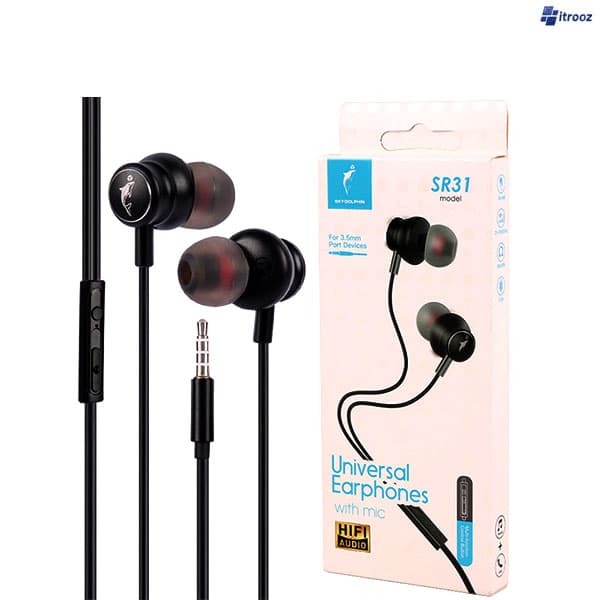هندزفری سیم دار مدل Sky Dolphin SR31