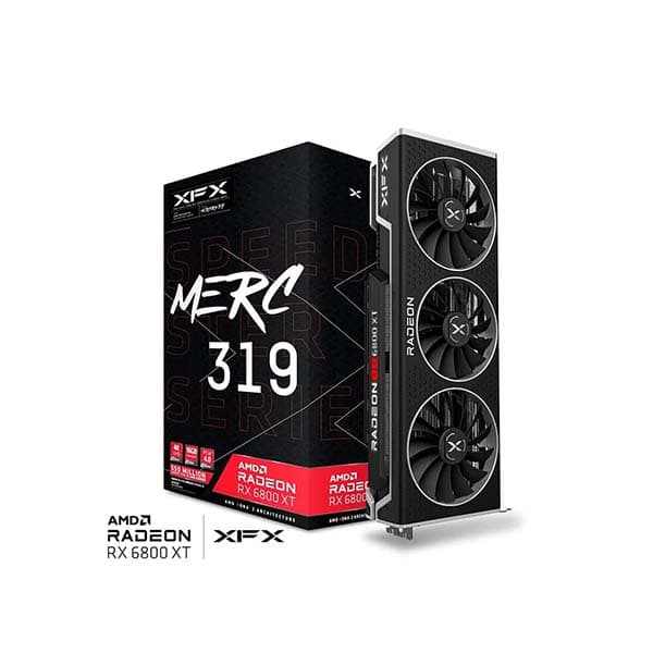 کارت گرافیک XFX merc 319 Rx 6800 xt 16gb(استوک) — تصویر ۳