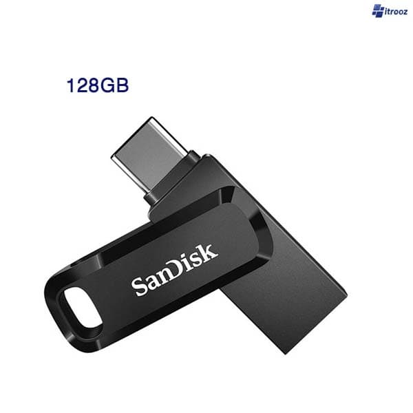 فلش 128 گیگ دوسر otg سن دیسک SanDisk Ultra Dual Drive Go OTG type-c — تصویر ۲