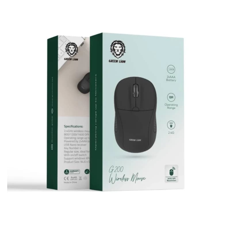 موس بی سیم گرین لاین green lion g200 — تصویر ۸