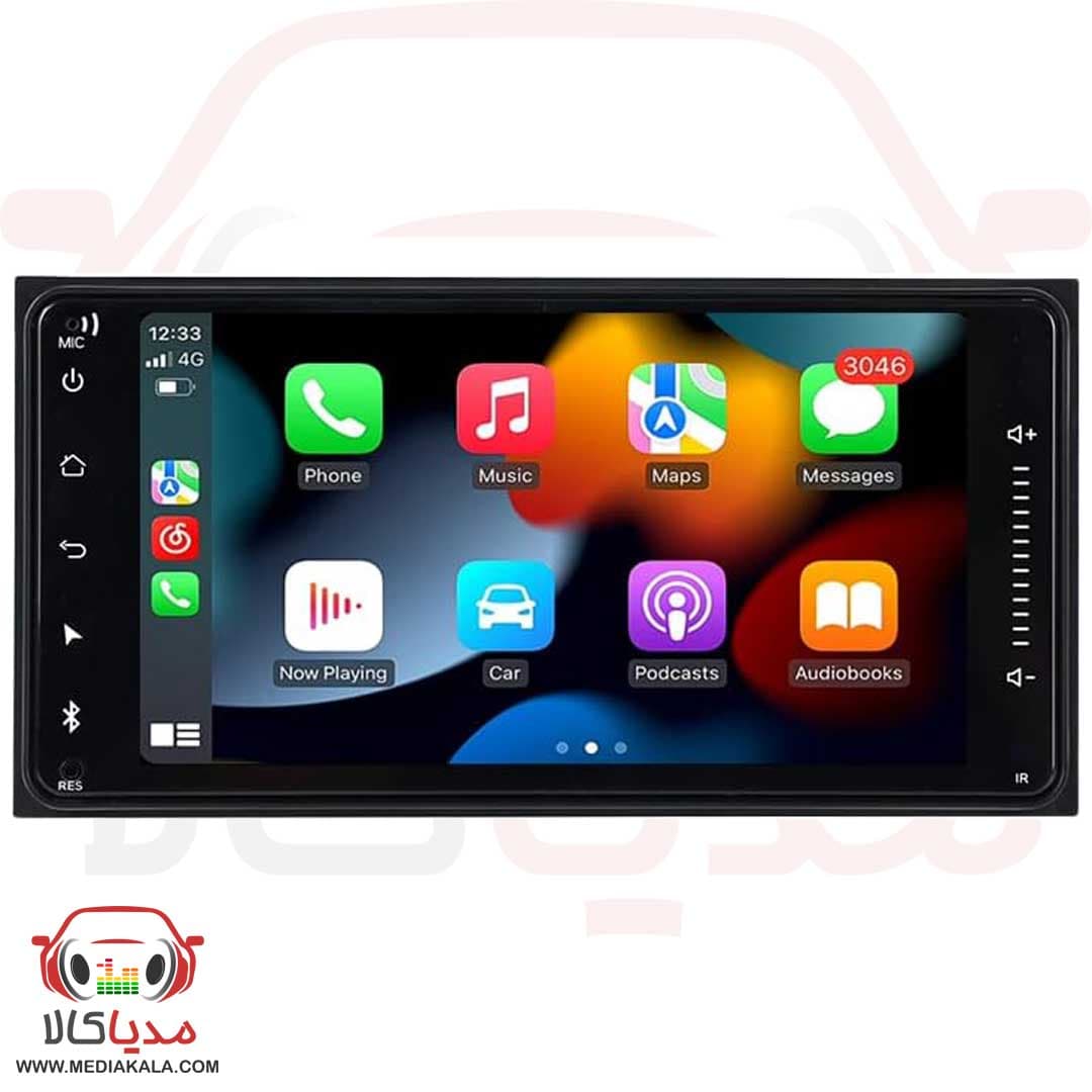 مانیتور فابریک تویوتا هایلوکس 7 اینچ اندروید 2010 – 2012