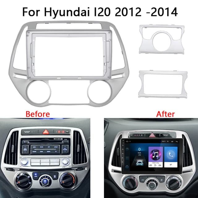 قاب مانیتور 9 اینچ فابریک هیوندای i20 مدل 2012 تا 2014 — تصویر ۲