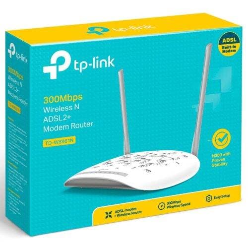 مودم روتر ۲ آنتن TP-Link W8961N ADSL2+ / ADSL2 / ADSL 300Mbps — تصویر ۸