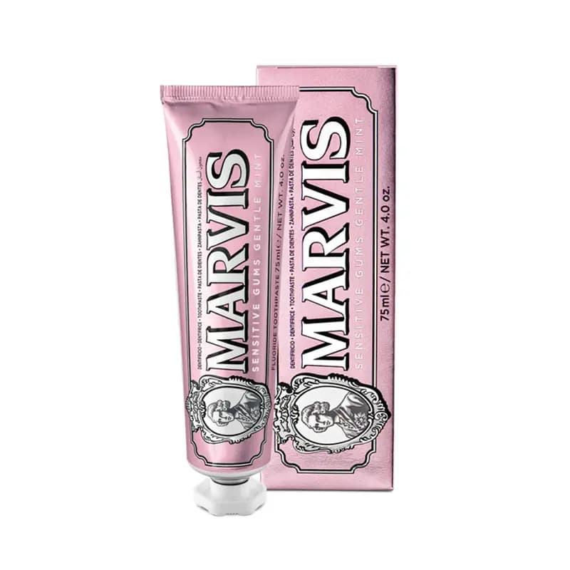 خمیر دندان حساس مارویس مدل Sensitive Gums Gentle Mint — تصویر ۹